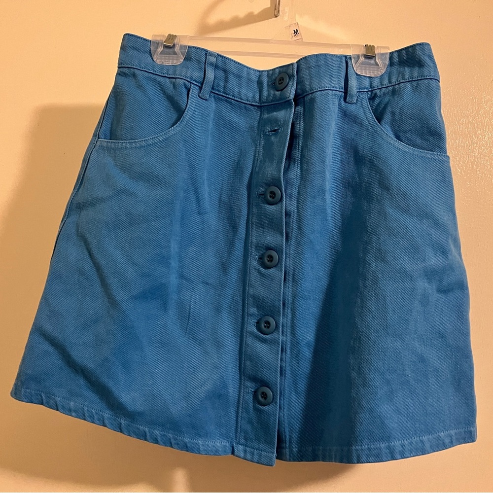 Jungmaven Blue Mini Skirt